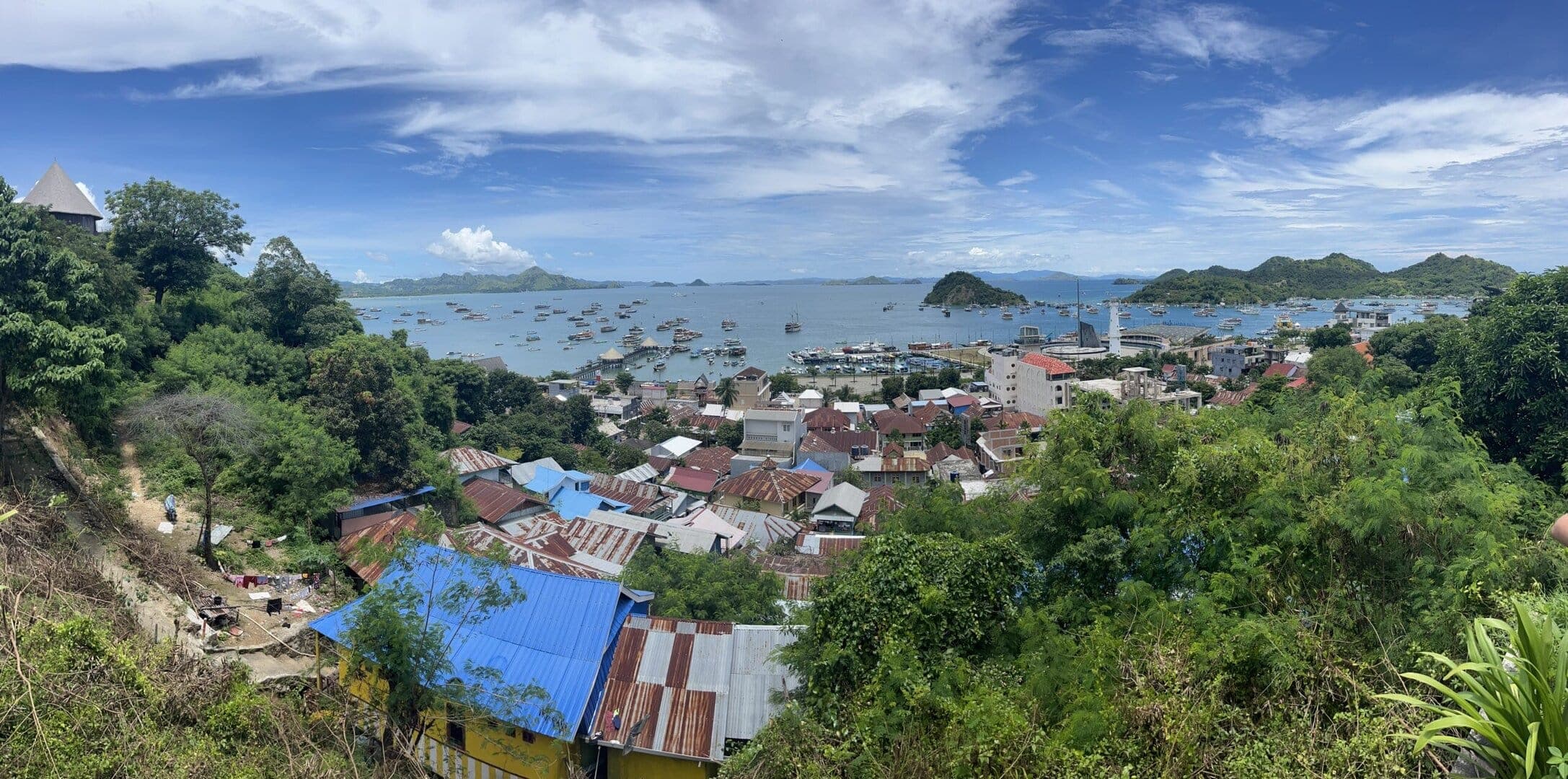 reiseblog-indonesien-flores-komodo-inseln-urlaub-sonne-palmen-strand-hafenpanorama-reise